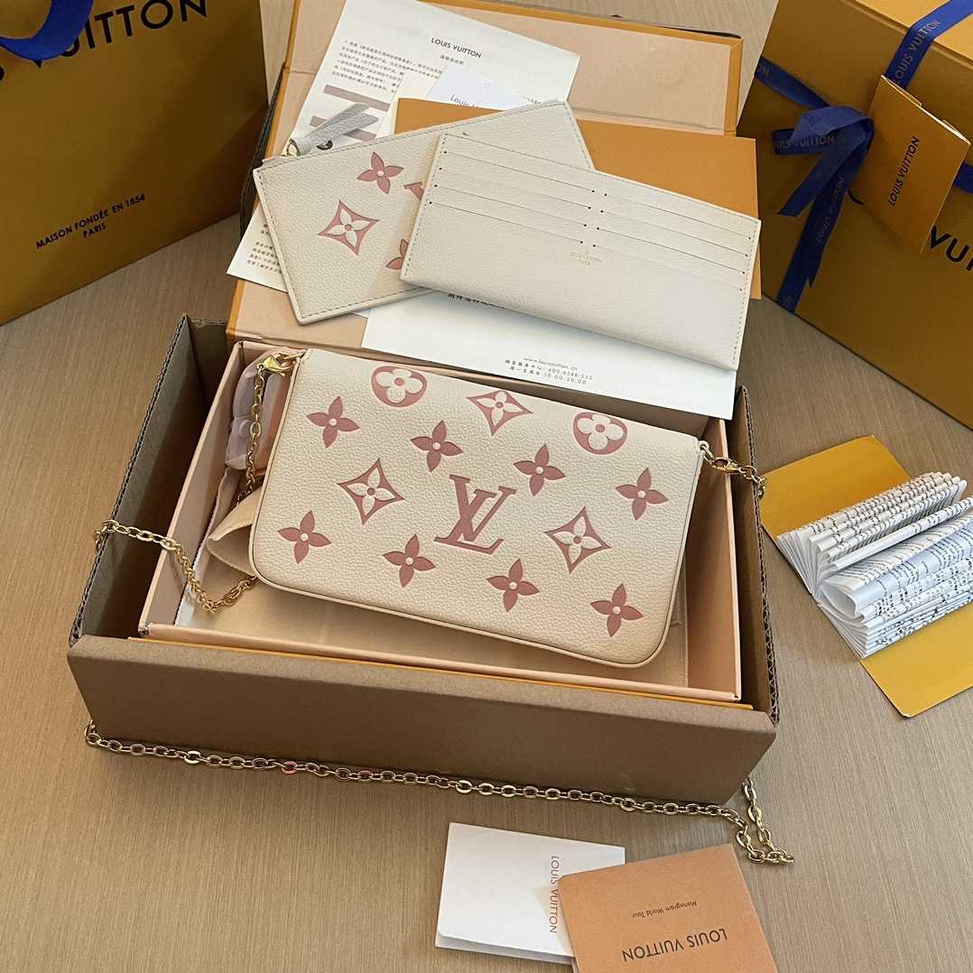 Louis Vuitton Félicie Pochette (21x12x3cm)   M82047 - FashionPlug
