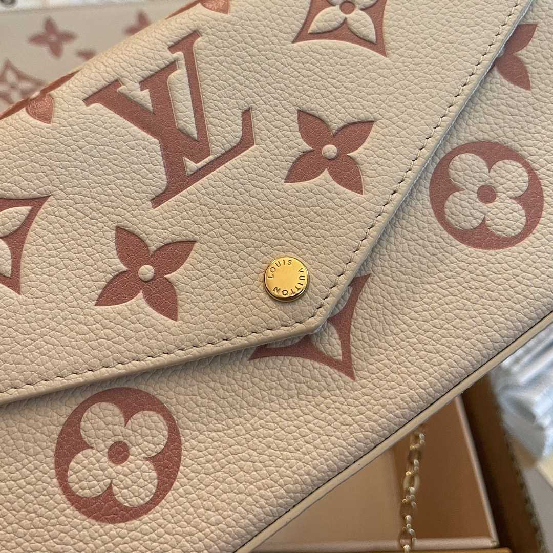 Louis Vuitton Félicie Pochette (21x12x3cm)   M82047 - FashionPlug
