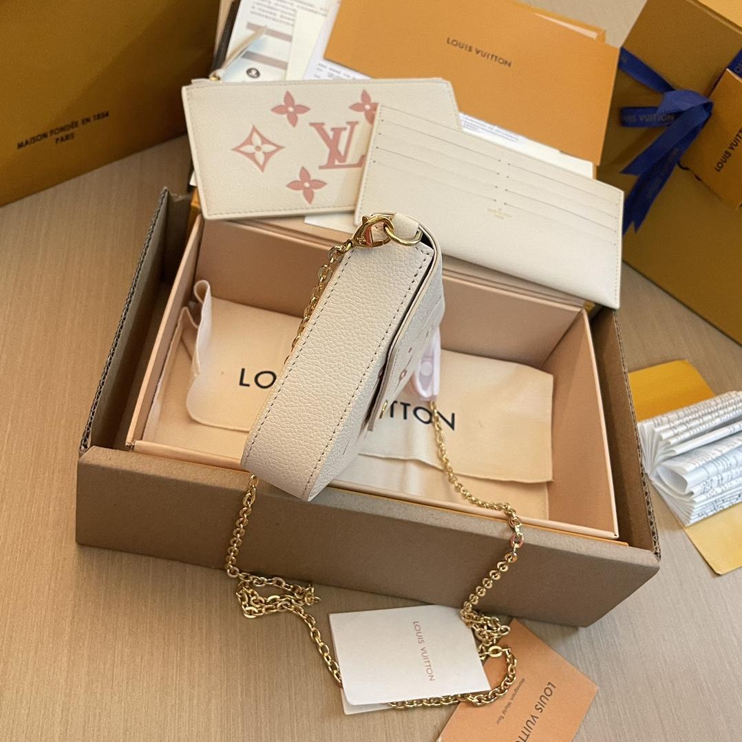Louis Vuitton Félicie Pochette (21x12x3cm)   M82047 - FashionPlug