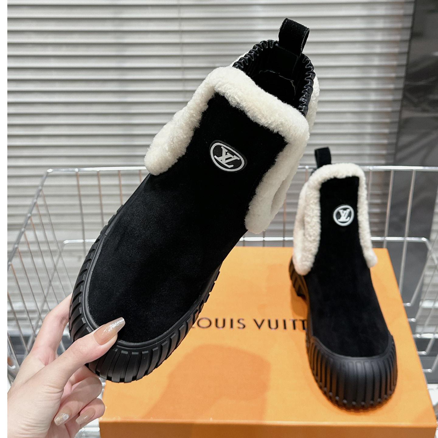 Louis Vuitton Ruby Flat Ankle Boot - FashionPlug