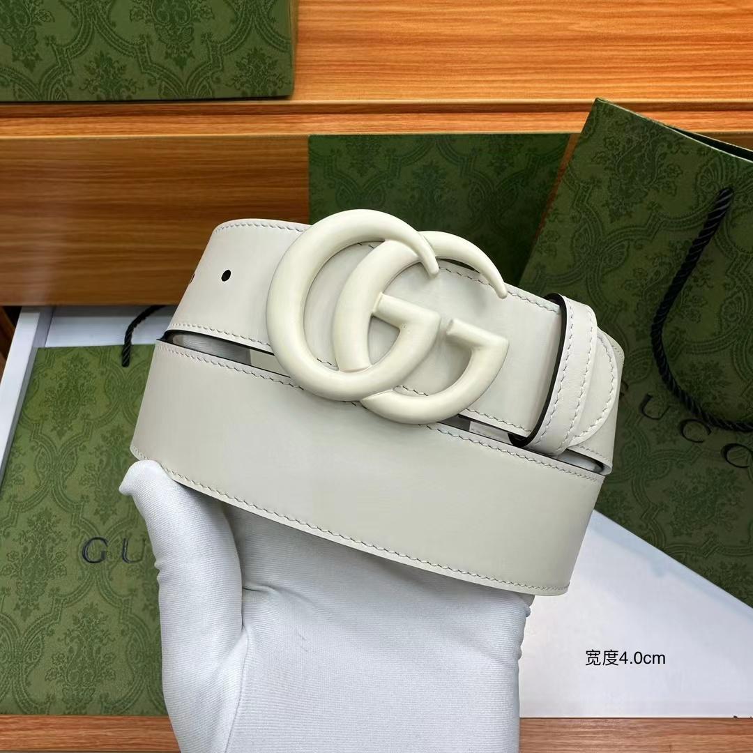 Gucci gg Marmont Reversible Thin Belt - FashionPlug