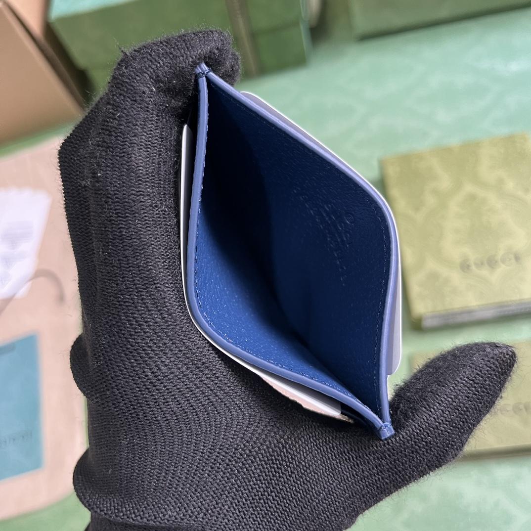 Gucci Card Case With GG Detail - FashionPlug