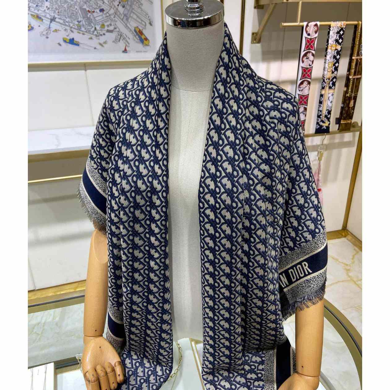 Dior Oblique Shawl - FashionPlug