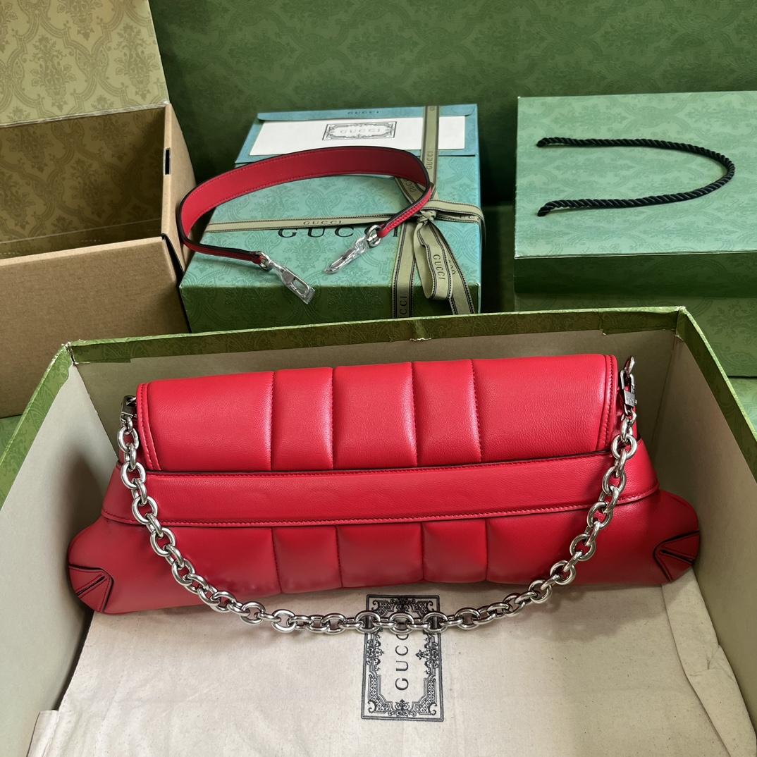 Gucci Horsebit Chain Medium Shoulder Bag (38x 15x 16cm) - FashionPlug