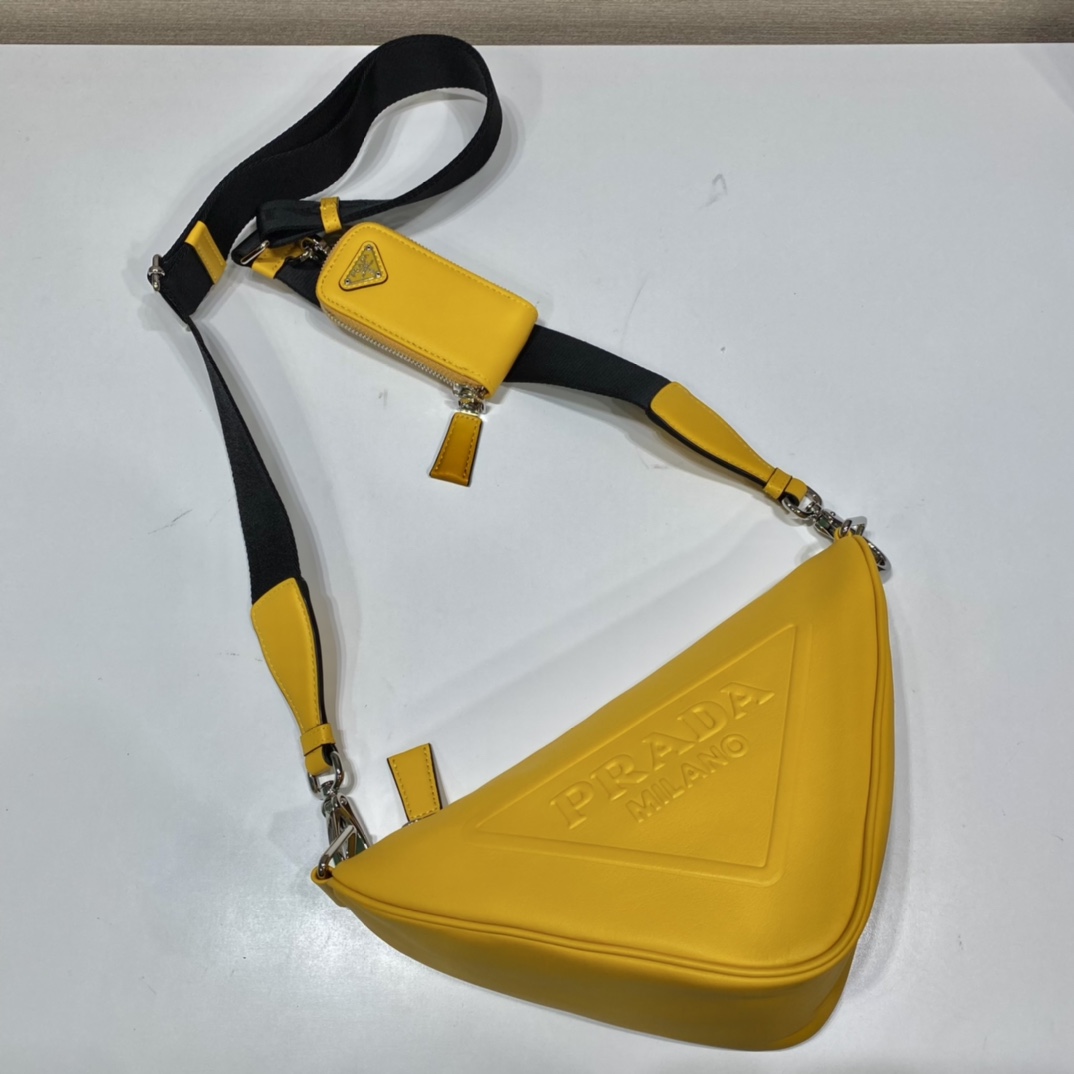 Prada Triangle Bag (26-14-12cm) - FashionPlug
