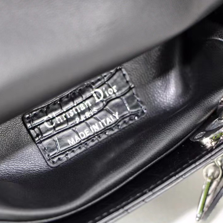 Dior Alligator Mini Lady Dior Bag (17-15-7cm) - FashionPlug