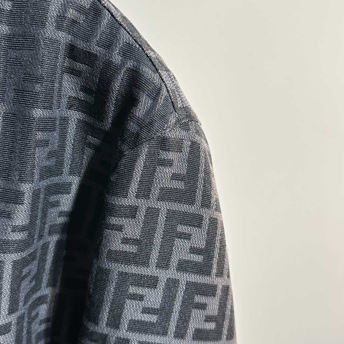Fendi FF Jacquard Fabric Jacket - FashionPlug