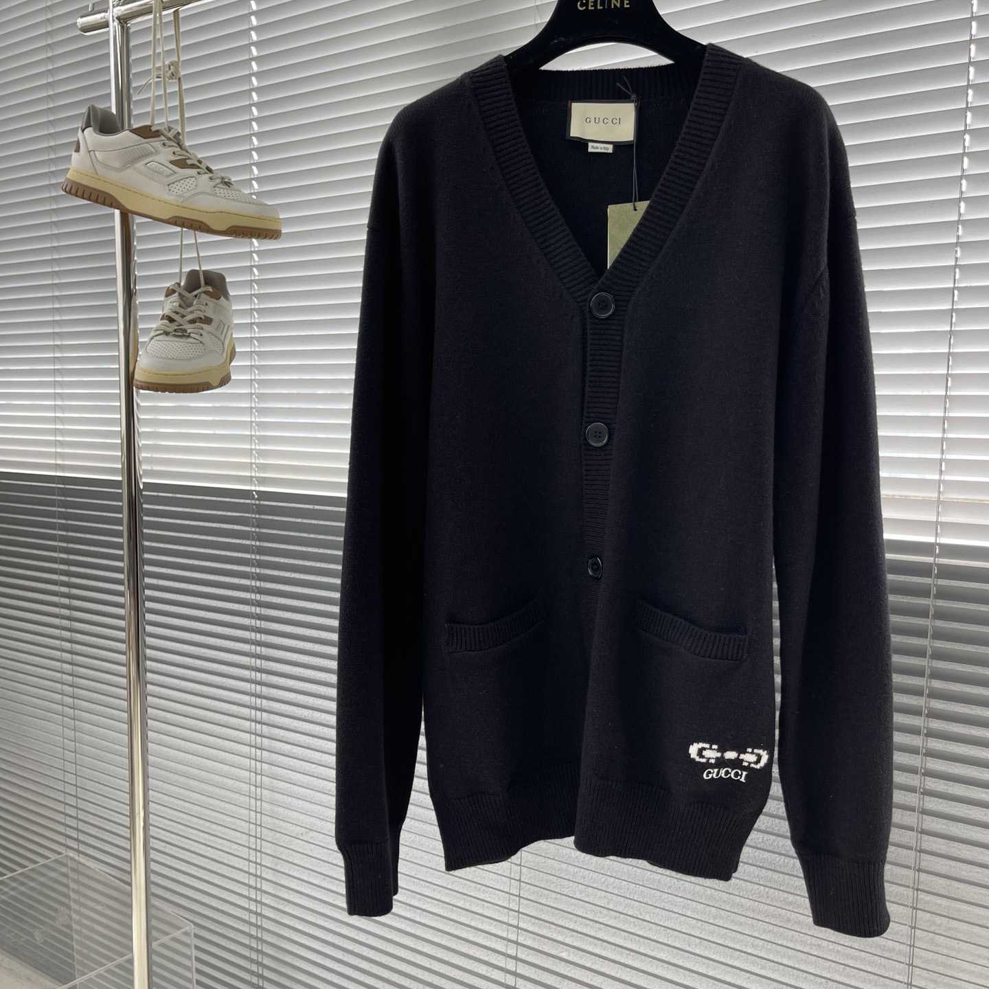 Gucci Extra fFne Wool Cardigan - FashionPlug