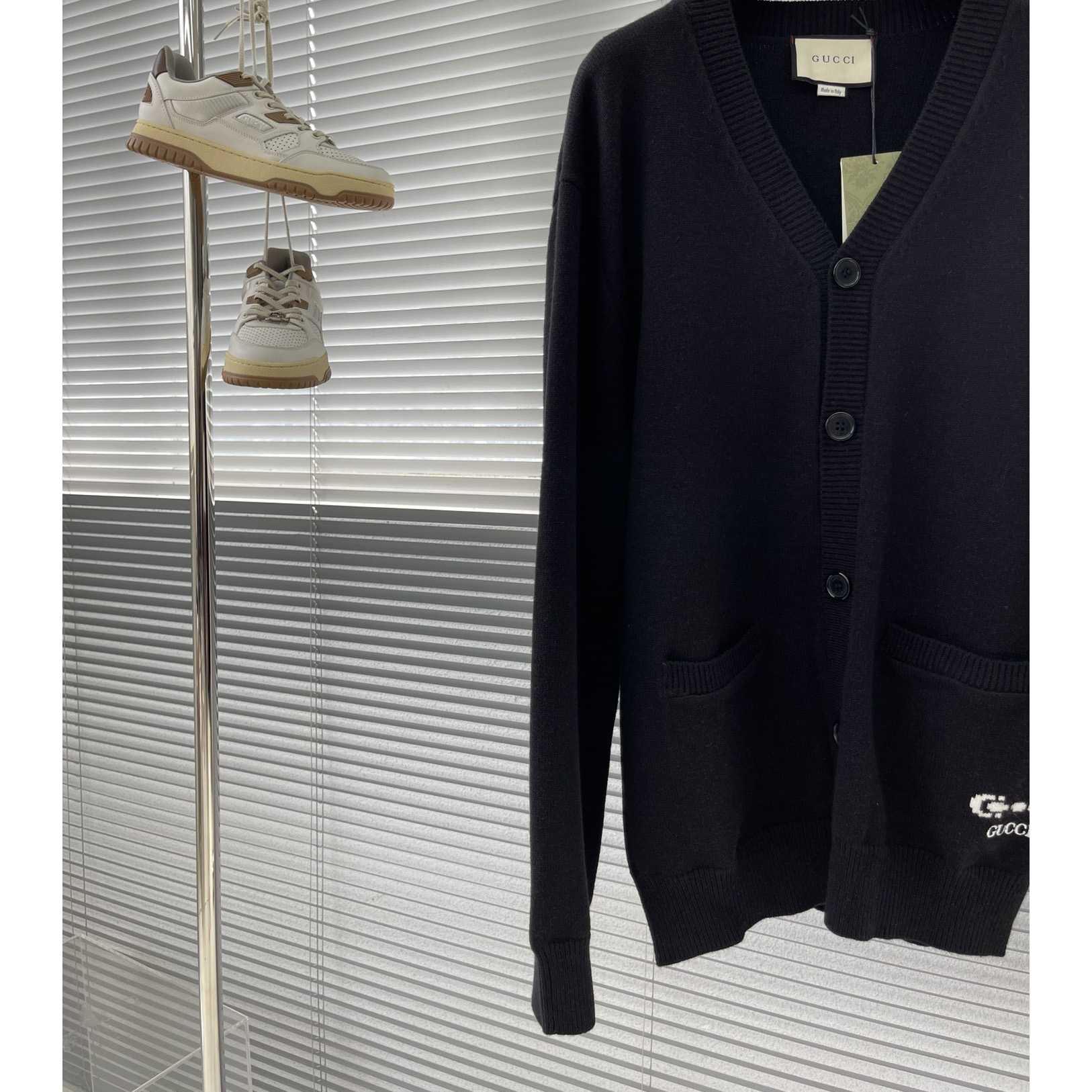 Gucci Extra fFne Wool Cardigan - FashionPlug