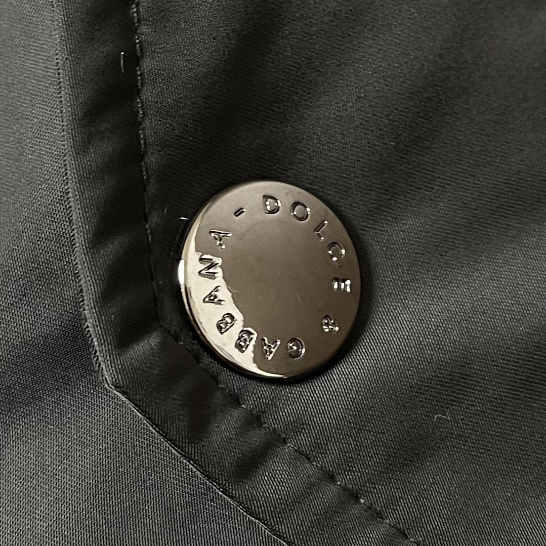 Dolce & Gabbana Satin Jacket With Embroidered Dg Patch - FashionPlug
