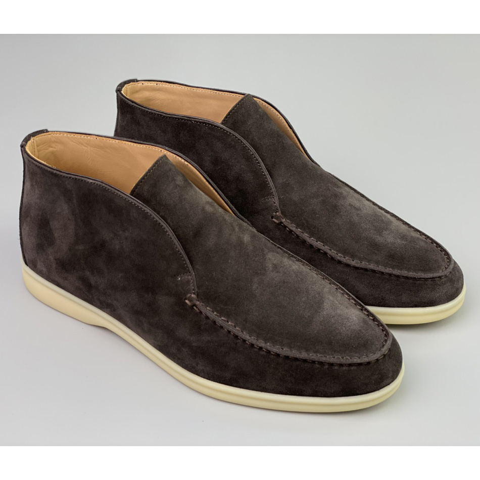 Loro Piana White Sole Summer Walk Loafers - FashionPlug