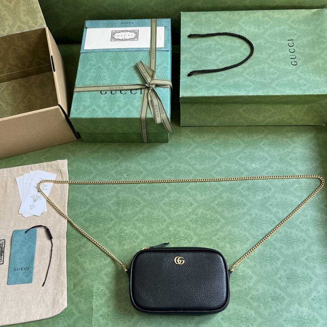 Gucci GG Marmont Mini Shoulder Bag (11x 18.5x 4cm) - FashionPlug