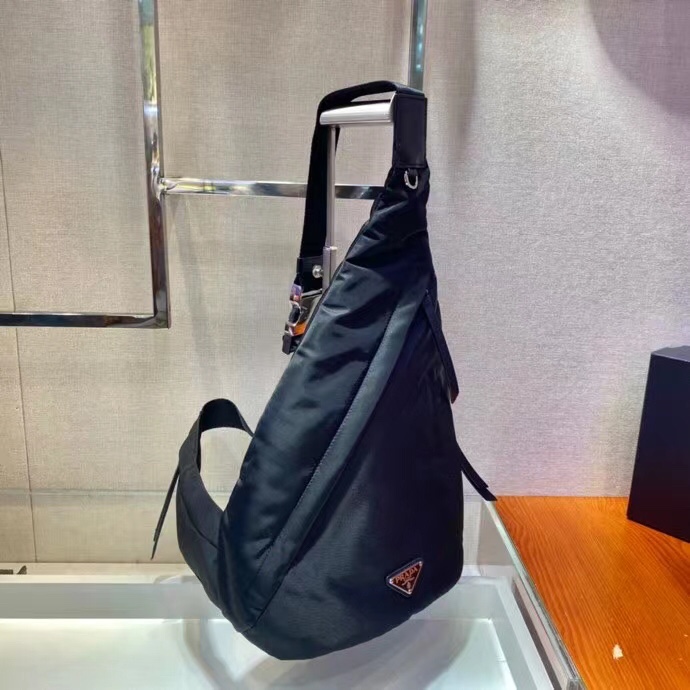 Prada Re-Nylon And Leather Backpack - FashionPlug