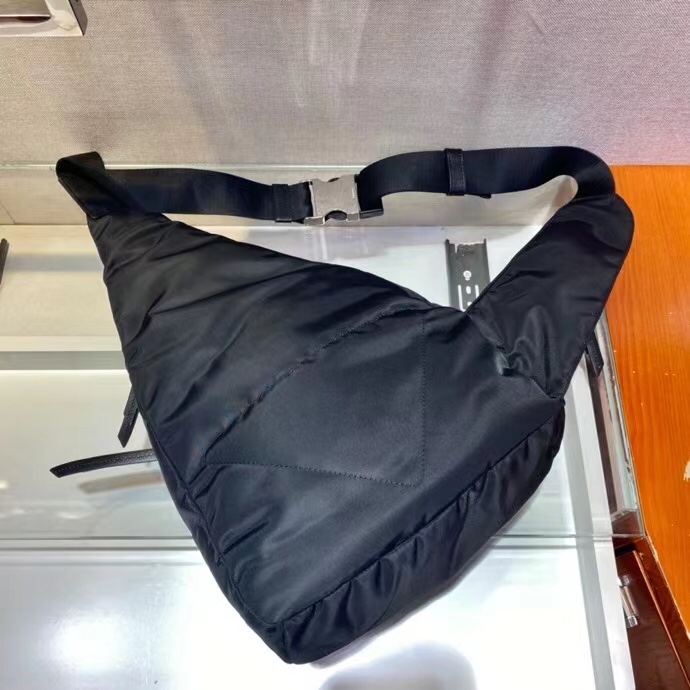 Prada Re-Nylon And Leather Backpack - FashionPlug