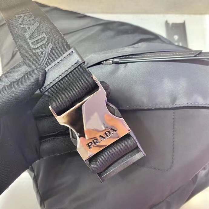 Prada Re-Nylon And Leather Backpack - FashionPlug