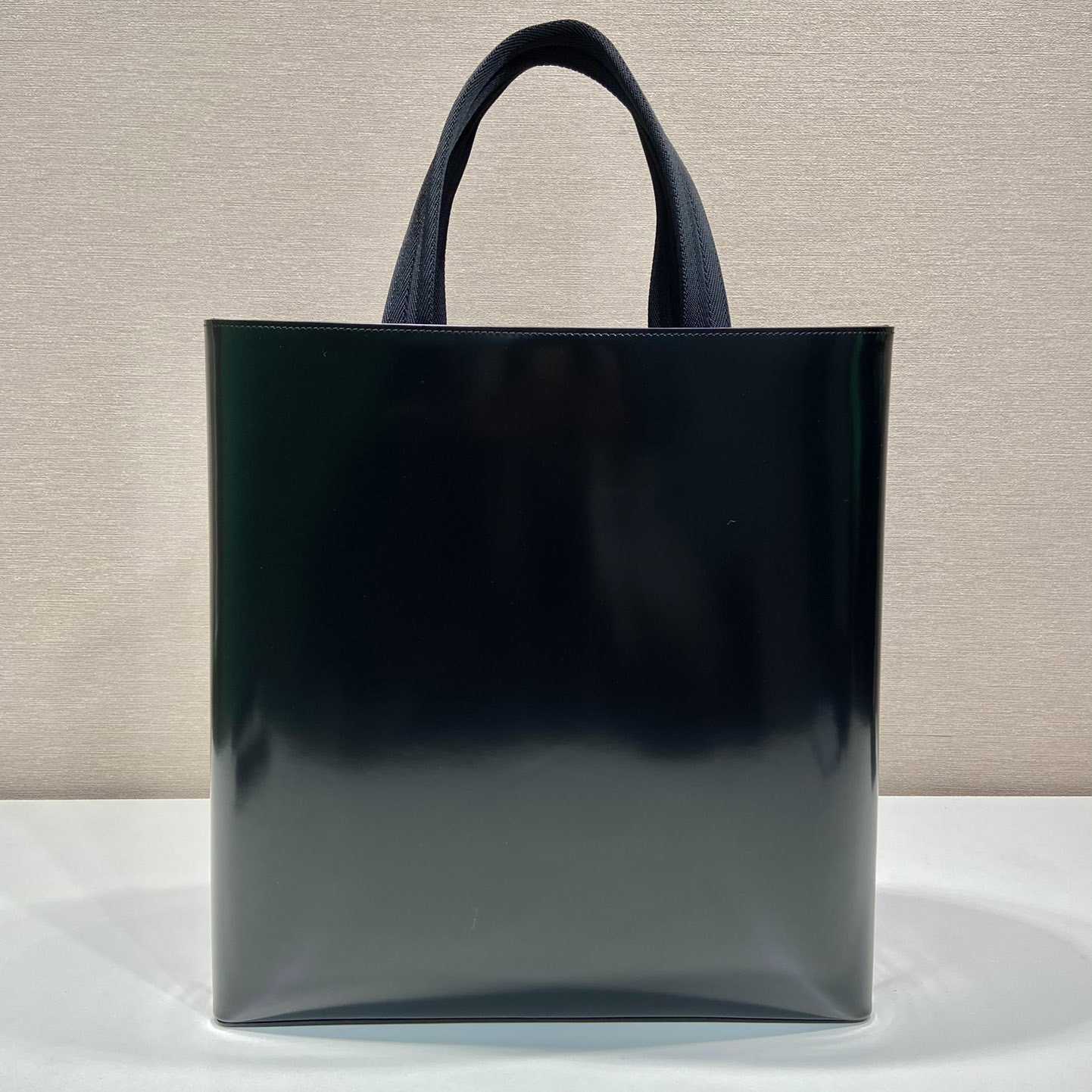 Prada Brushed Leather Tote With Water Bottle - FashionPlug