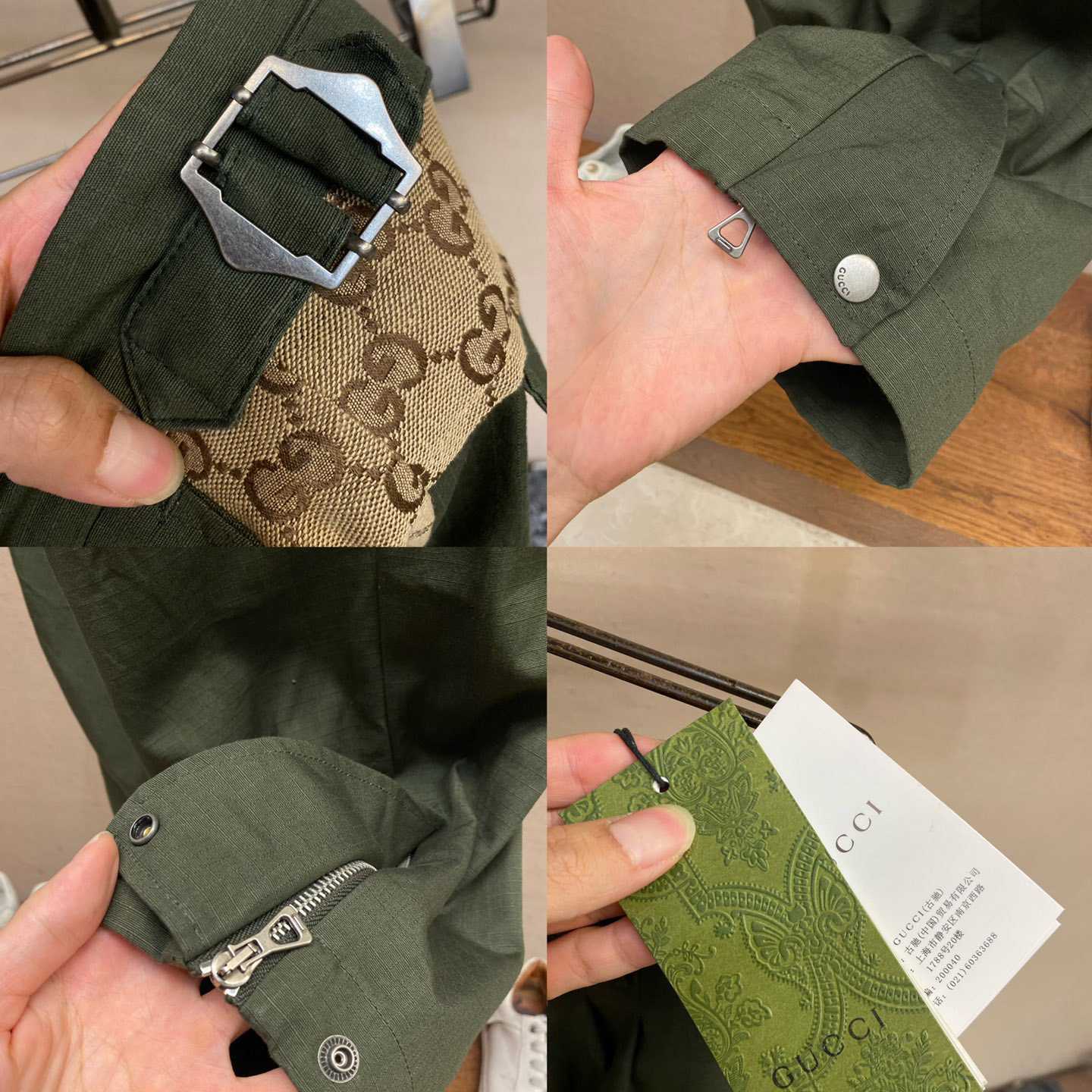 Gucci Cotton Cargo Trouser - FashionPlug