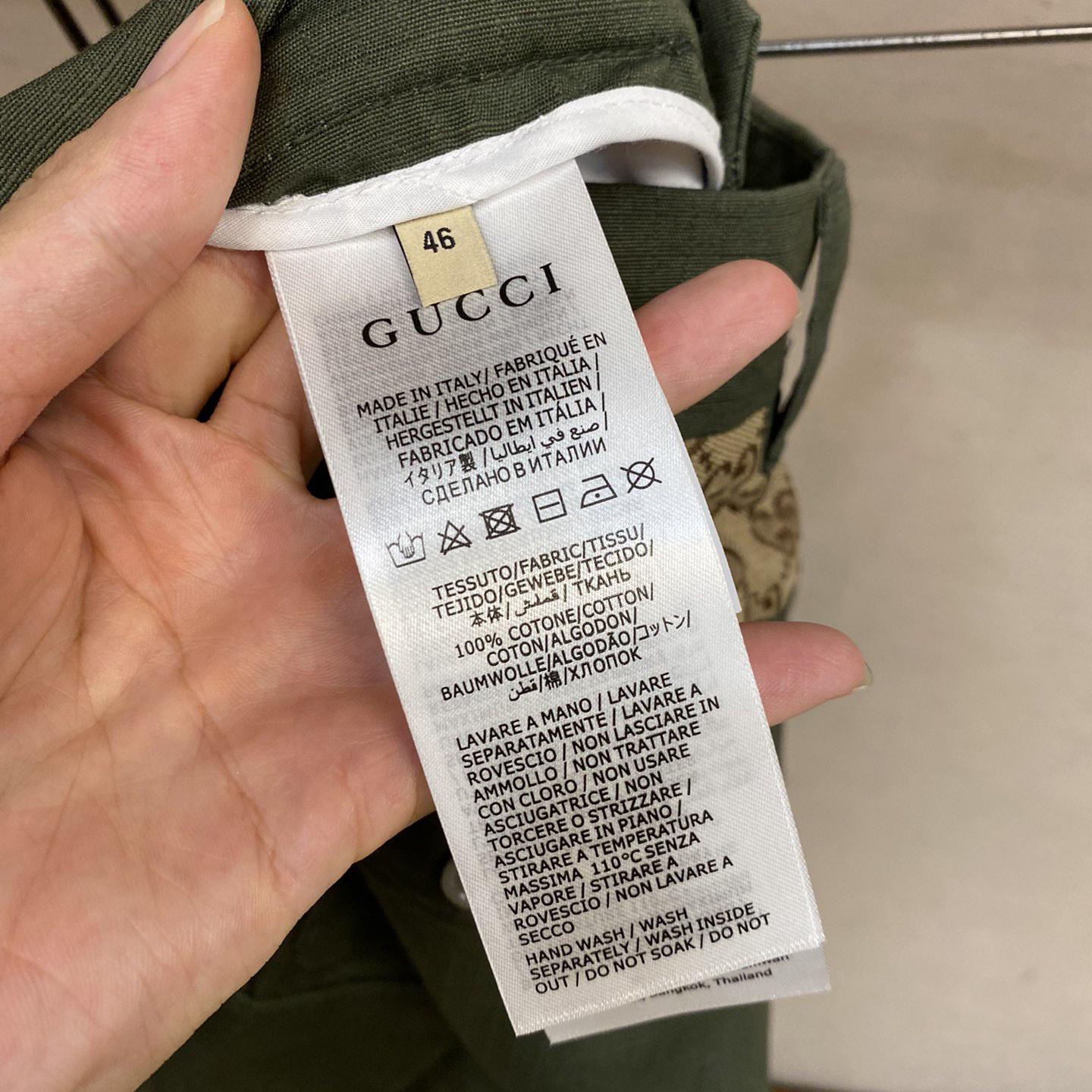 Gucci Cotton Cargo Trouser - FashionPlug