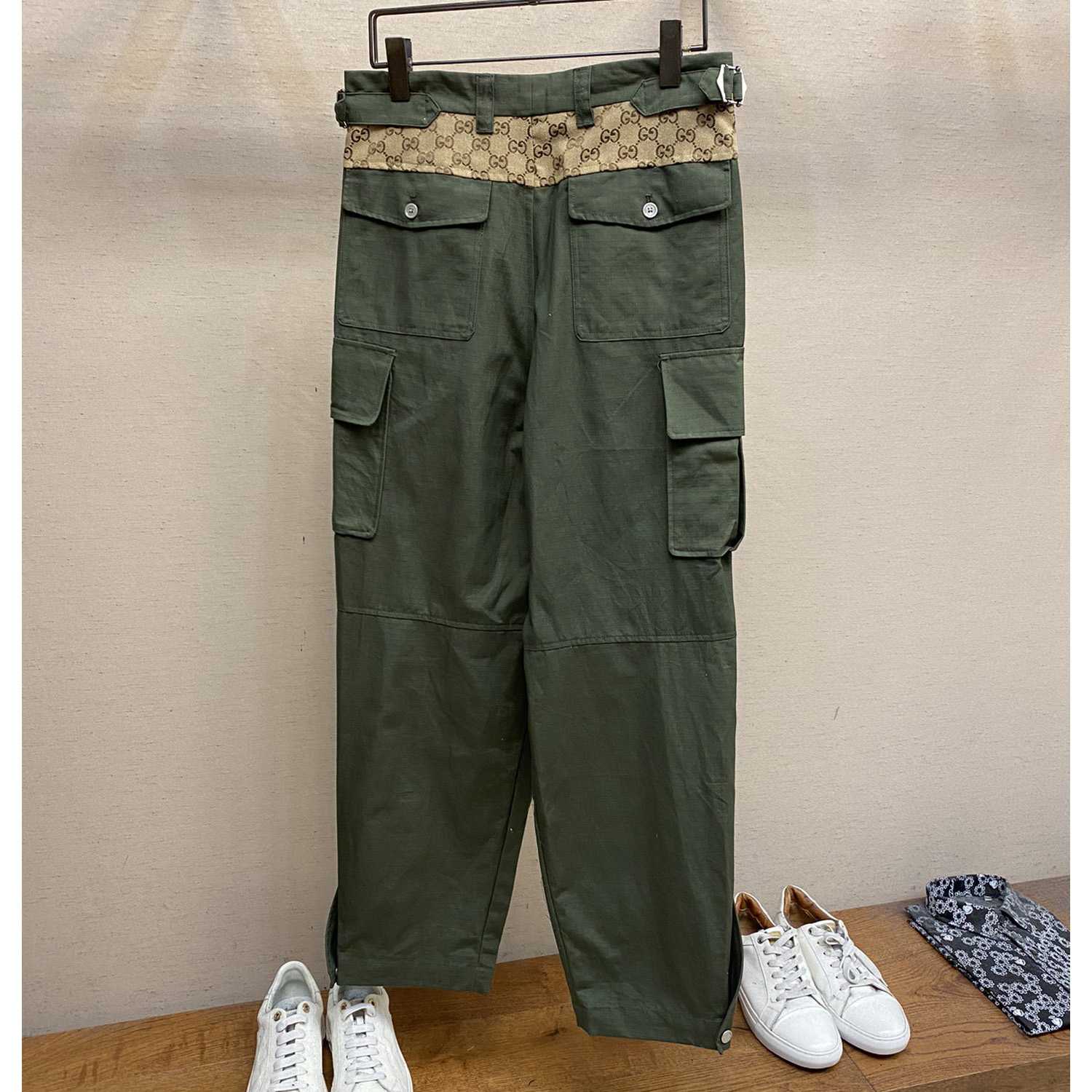 Gucci Cotton Cargo Trouser - FashionPlug