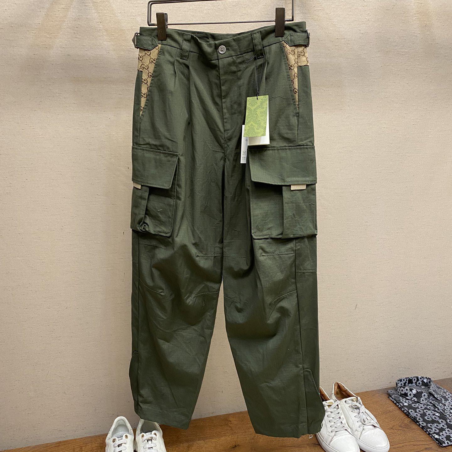 Gucci Cotton Cargo Trouser - FashionPlug