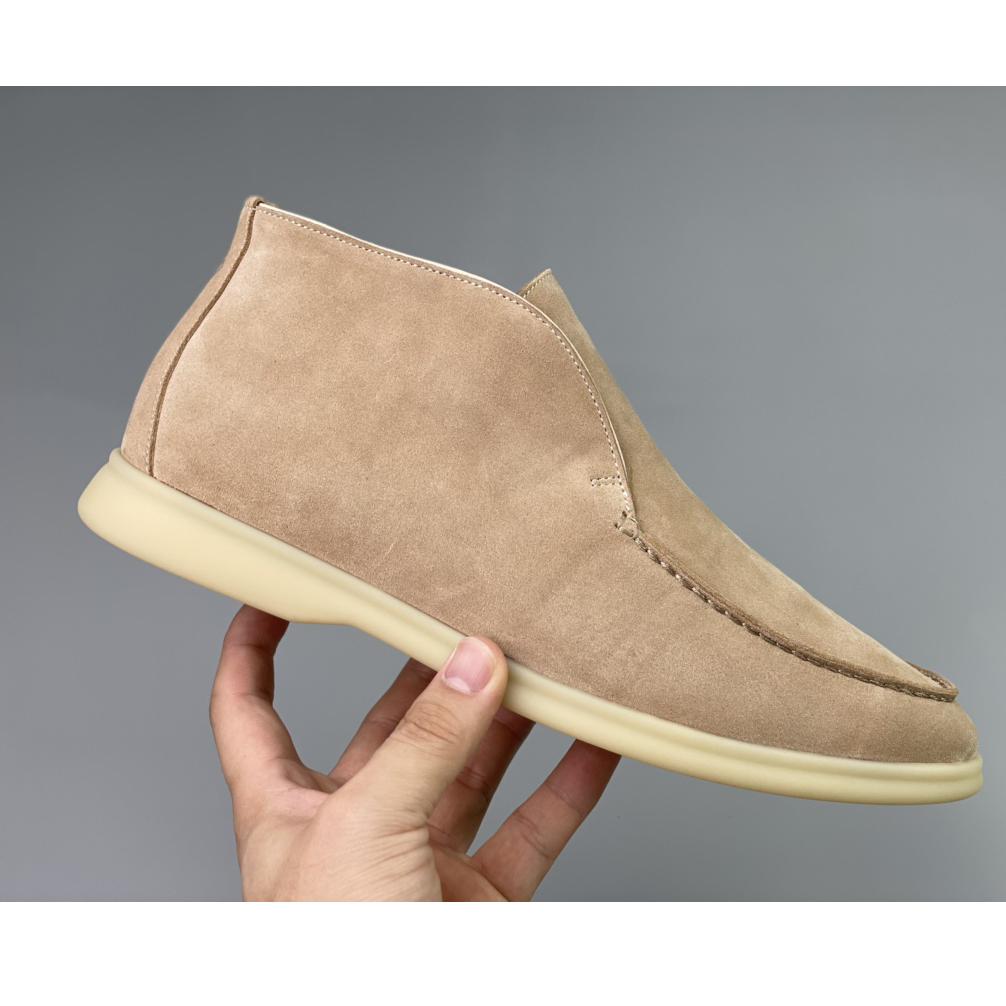 Loro Piana White Sole Summer Walk Loafers - FashionPlug