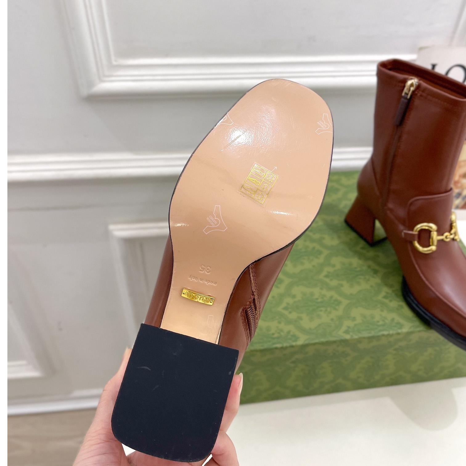 Gucci Women's Boots With Horsebit - FashionPlug