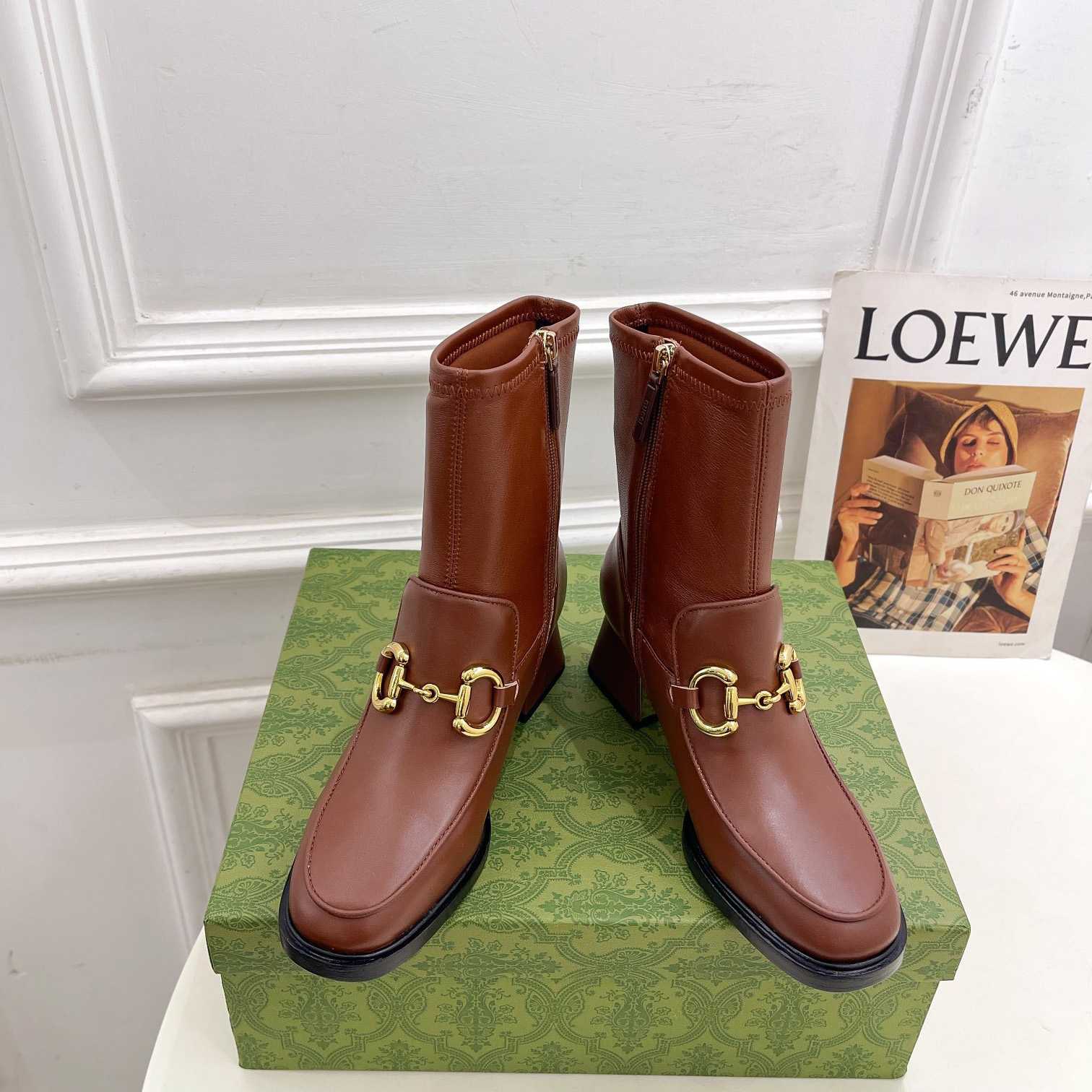 Gucci Women's Boots With Horsebit - FashionPlug