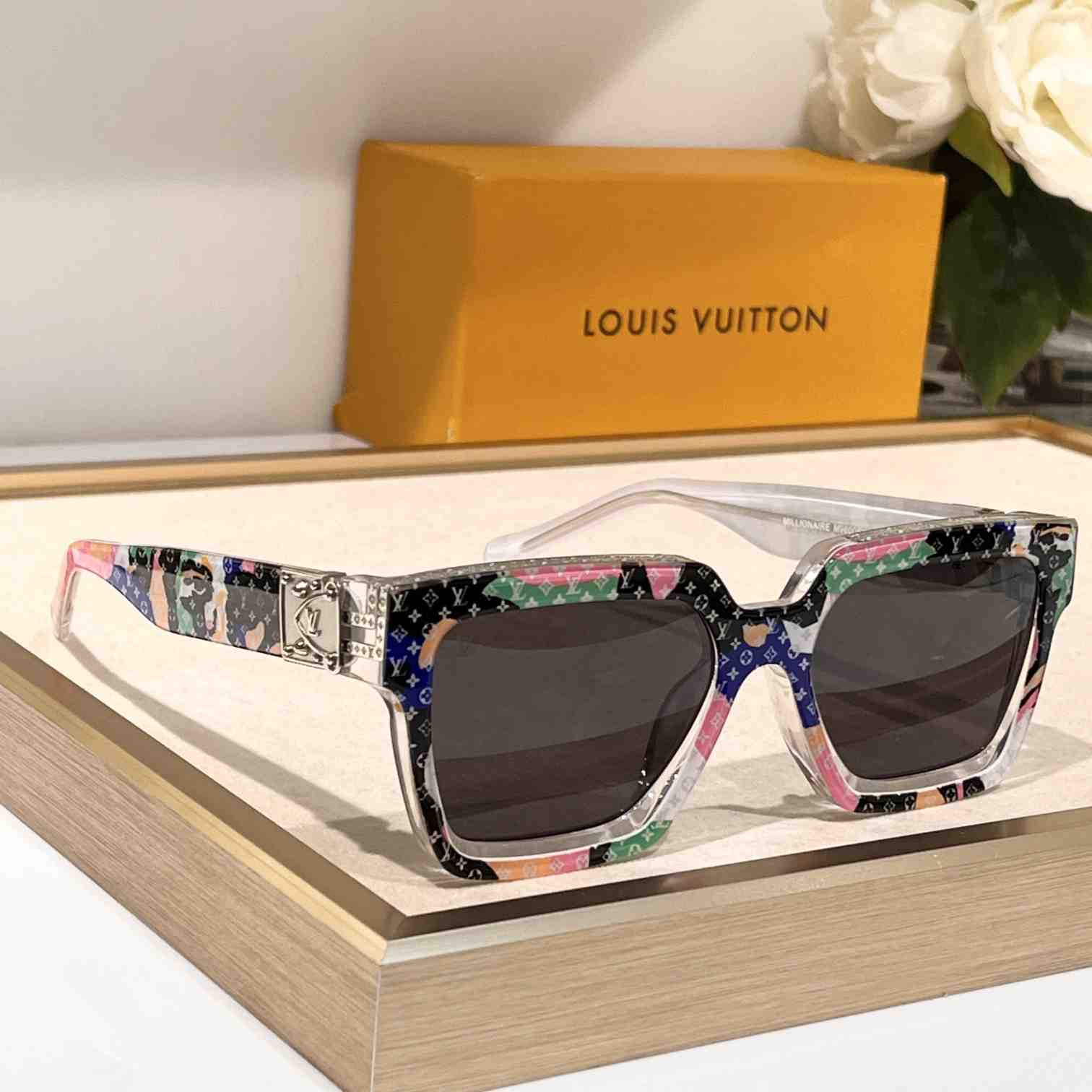 Louis Vuitton 1.1 Millionaires Square Sunglasses  LV96006 - FashionPlug