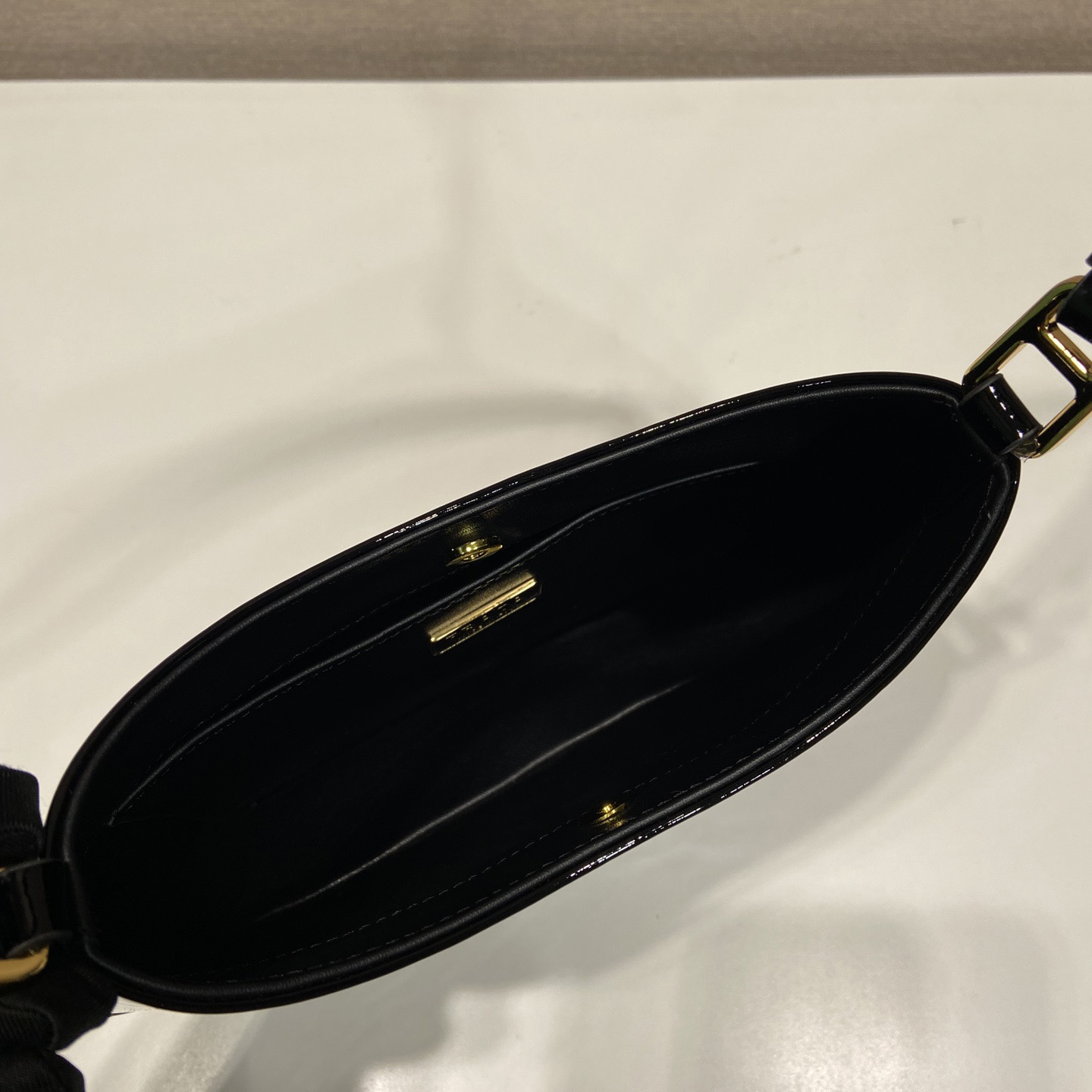 Prada Cleo Patent Leather Bag - FashionPlug