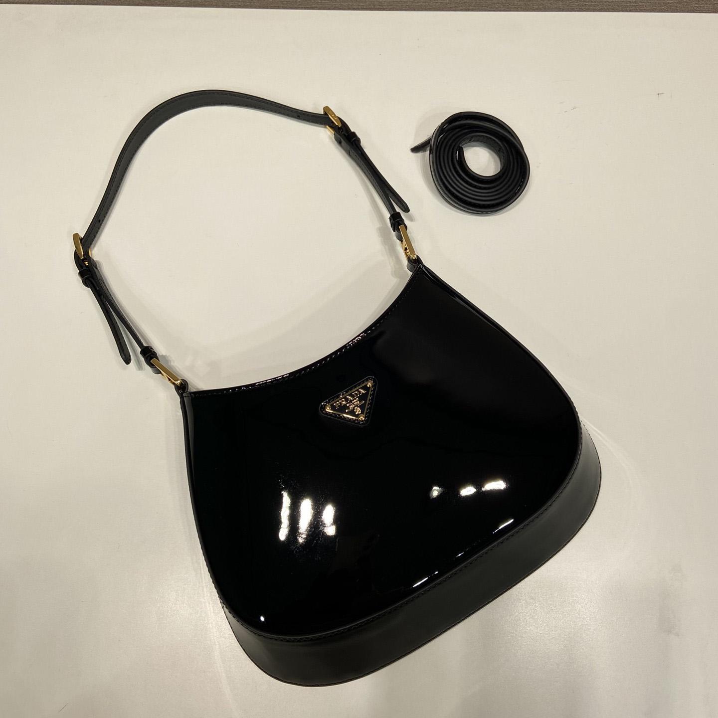 Prada Cleo Patent Leather Bag - FashionPlug