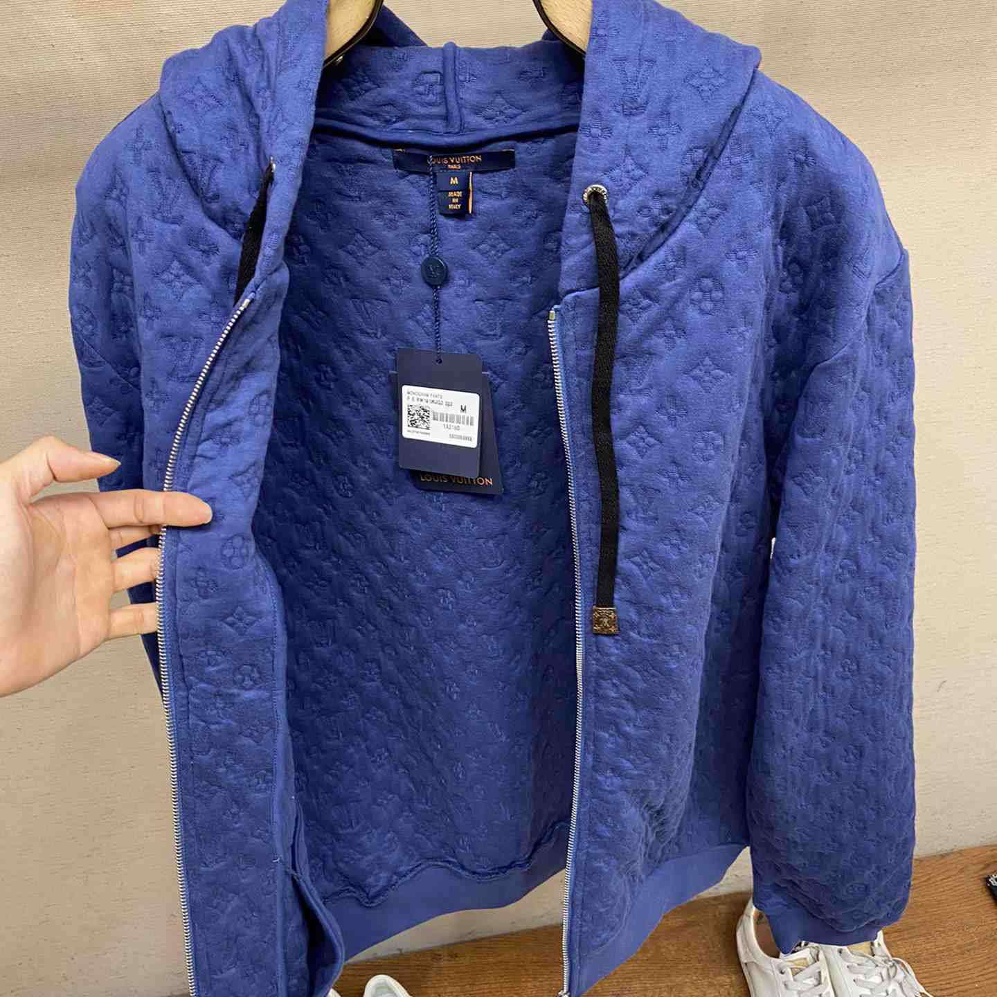 Louis Vuitton Monogram Zipped Hoodie - FashionPlug