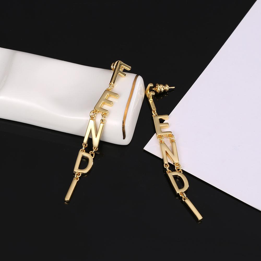 Fendi Signature Earrings - FashionPlug