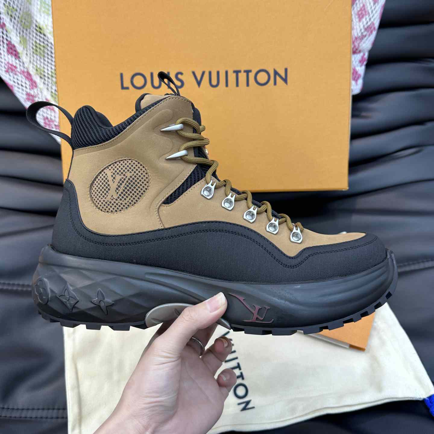 Balenciaga LV Discovery Ankle Boot - FashionPlug