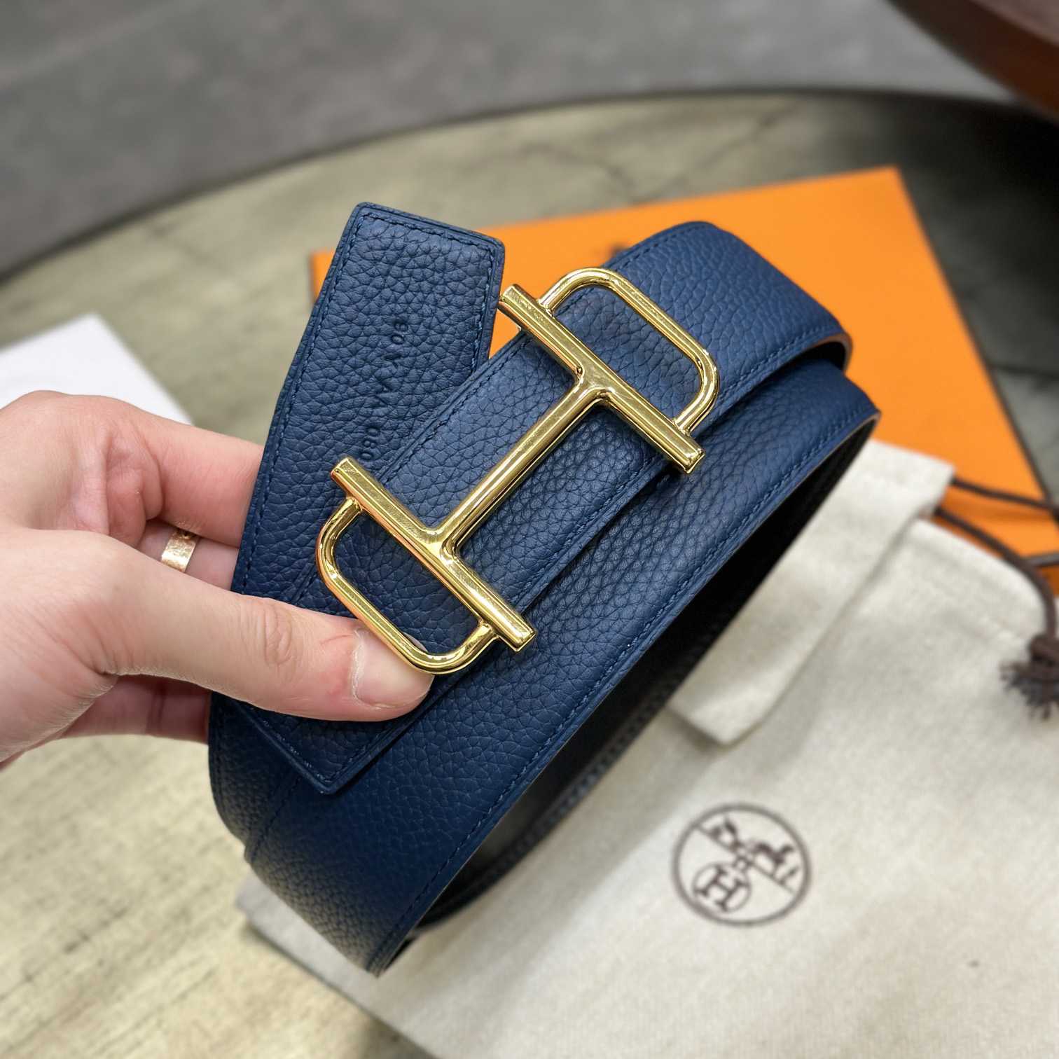 Hermes Royal Belt Buckle & Reversible Leather Strap 38 mm - FashionPlug