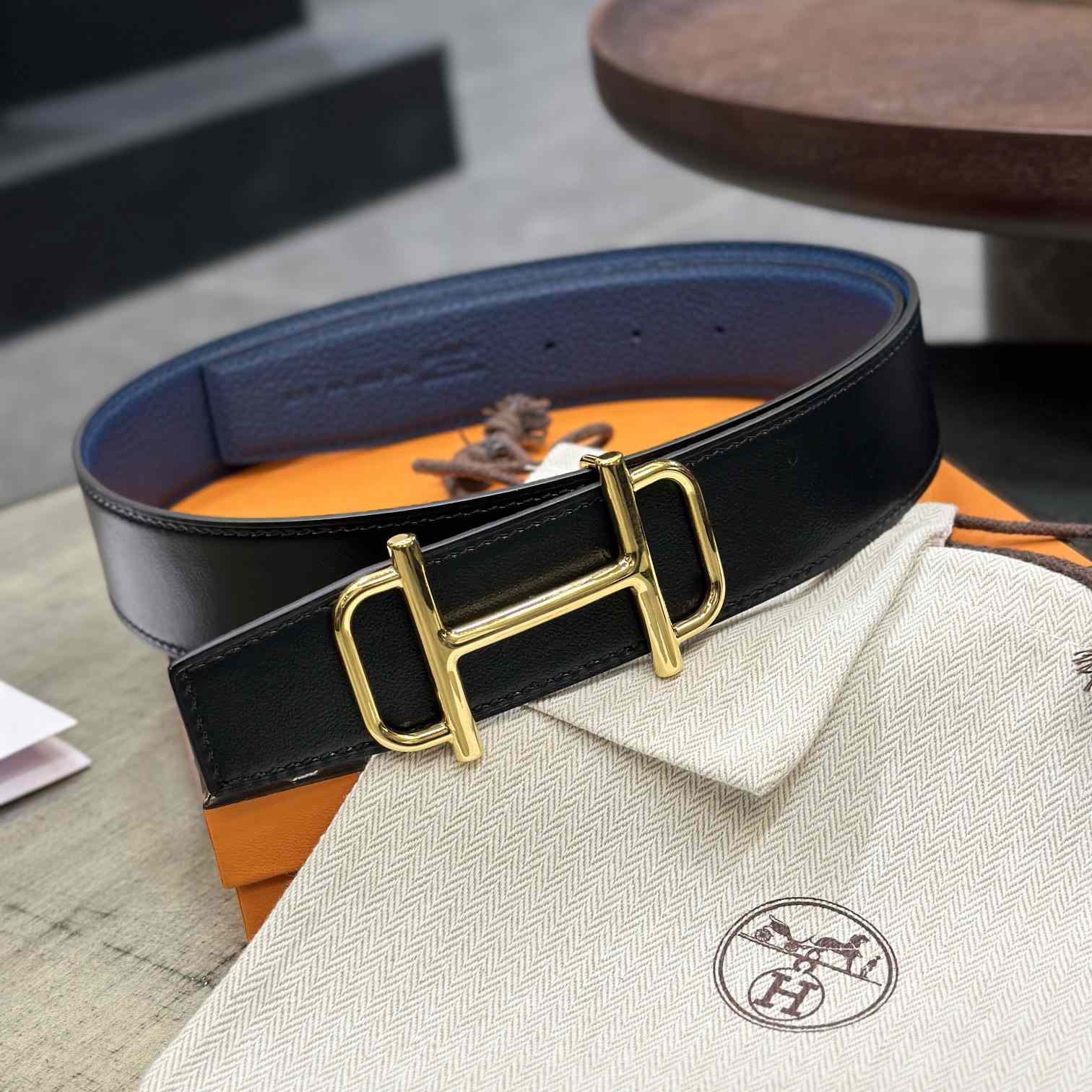 Hermes Royal Belt Buckle & Reversible Leather Strap 38 mm - FashionPlug