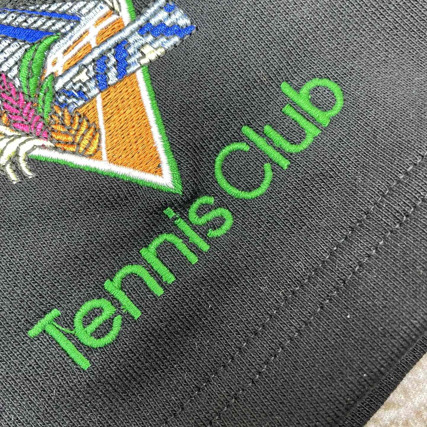 Casablanca Tennis Club Icon Embroidered Shorts  - FashionPlug