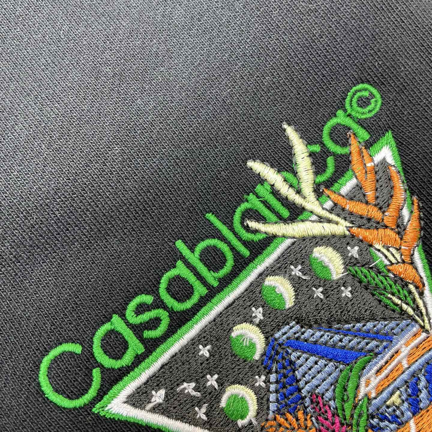 Casablanca Tennis Club Icon Embroidered Shorts  - FashionPlug