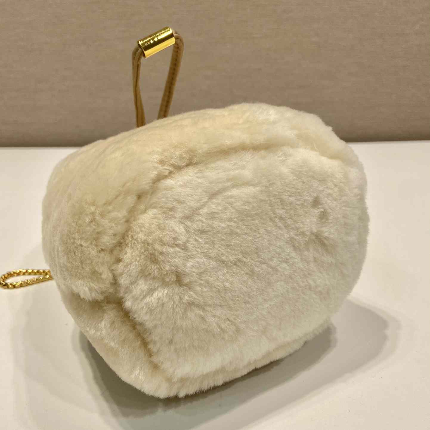 Prada Shearling Mini-pouch - FashionPlug