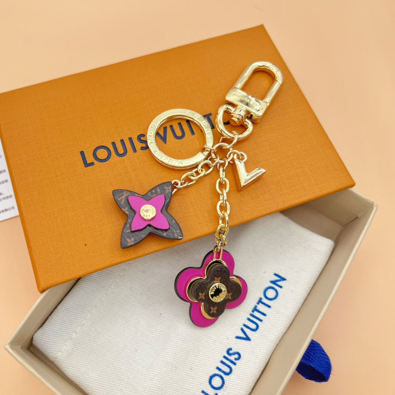 Louis Vuitton Blooming Flowers Bag Charm and Key Holder   M63084 - FashionPlug