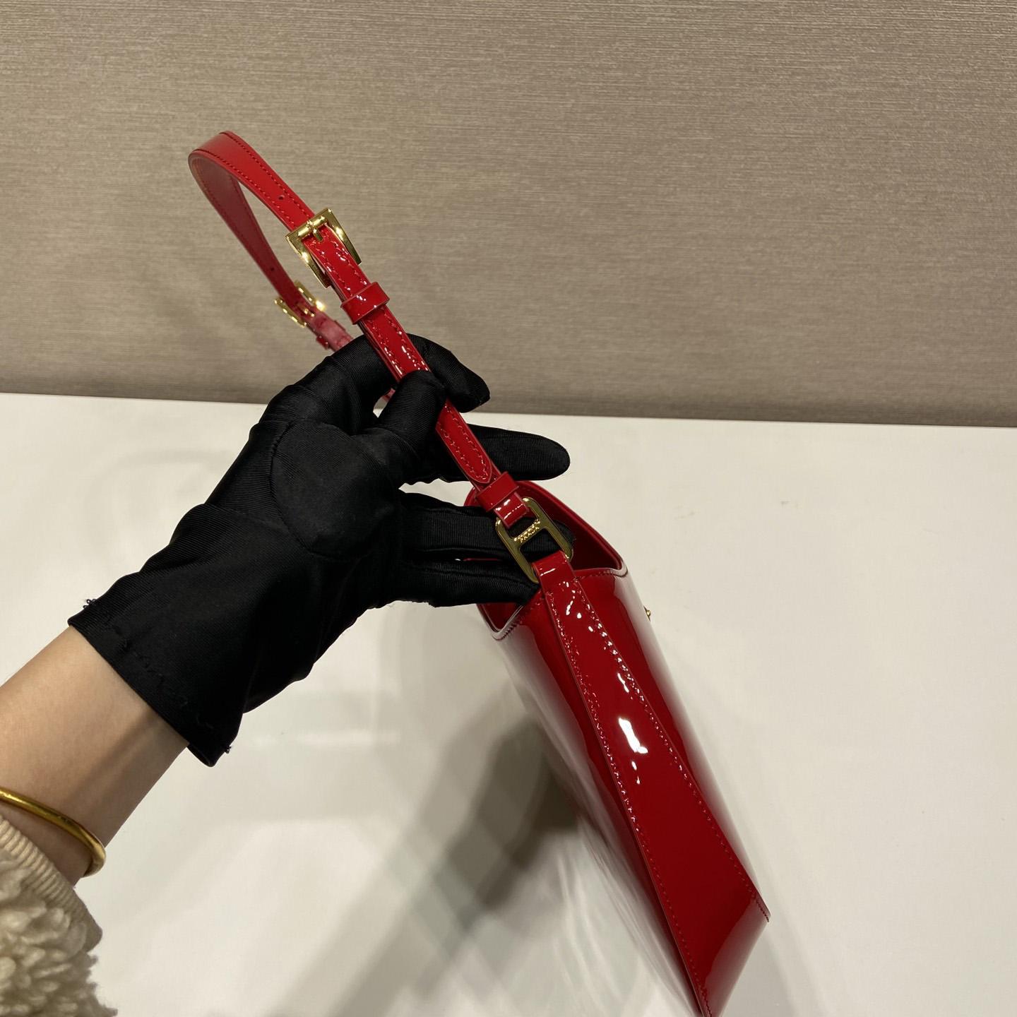 Prada Cleo Patent Leather Bag - FashionPlug