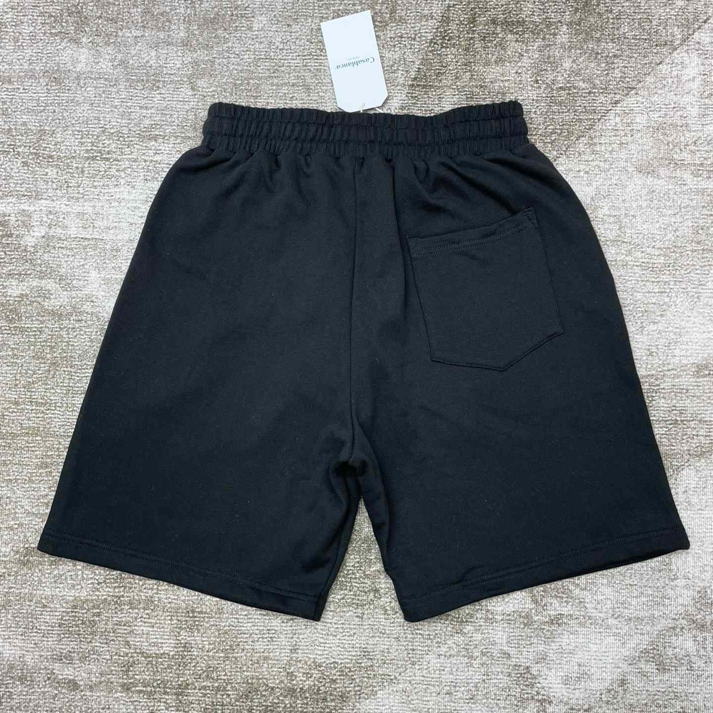 Casablanca Racing Cherub Logo-embroidered Track Shorts - FashionPlug