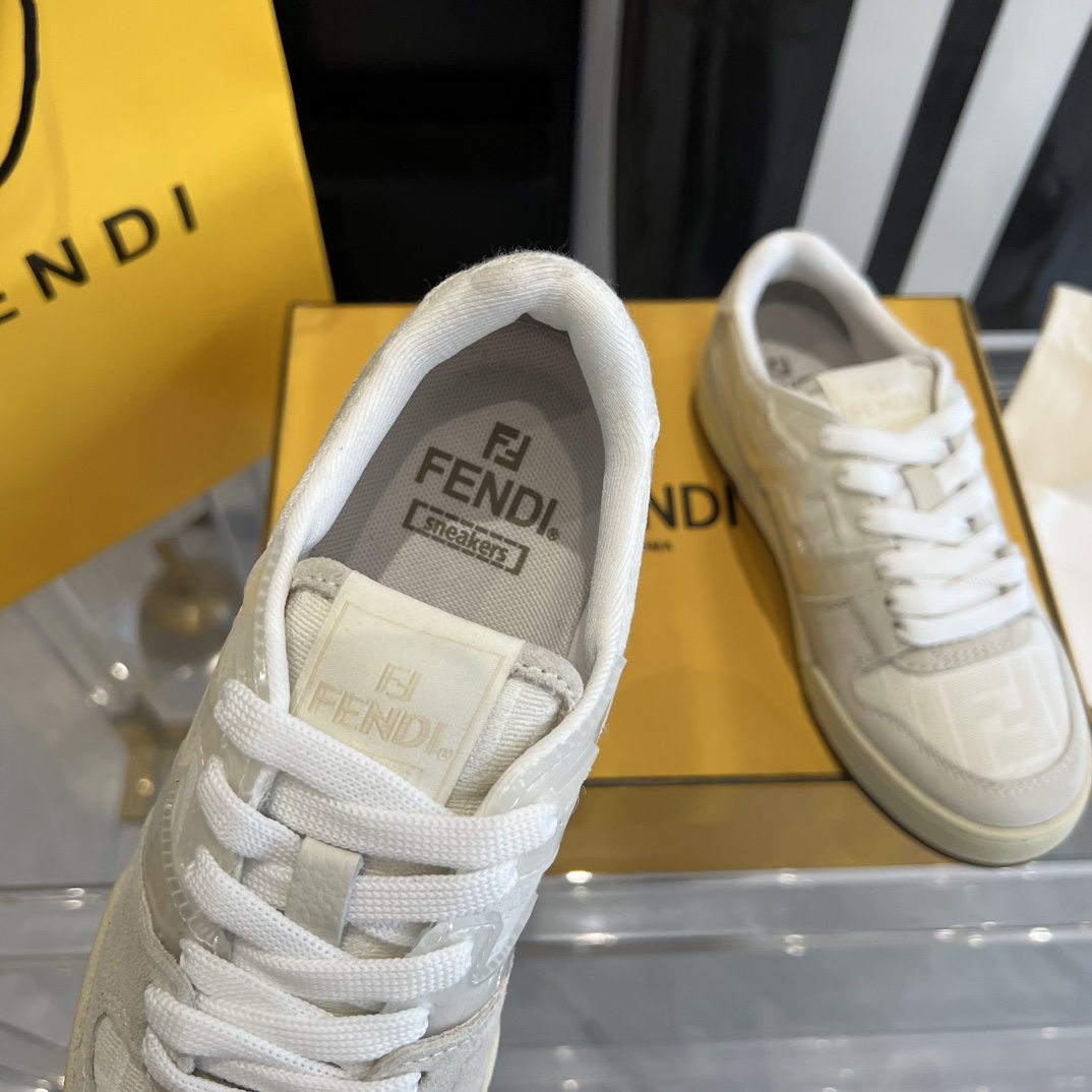 Fendi Fendi Match Lace-up Sneakers - FashionPlug