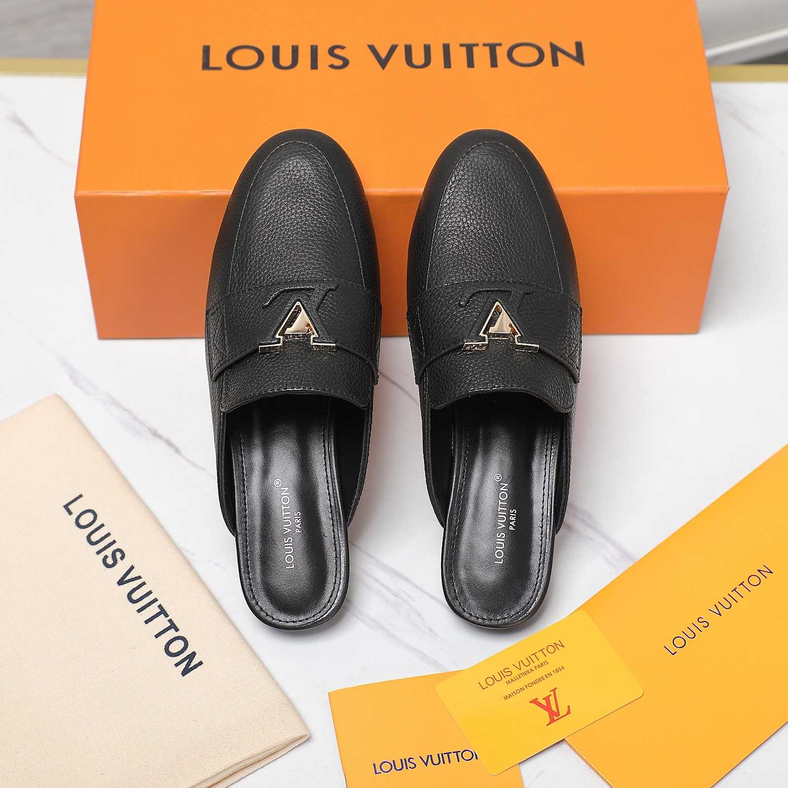 Louis Vuitton LV Capri Open Back Loafer - FashionPlug