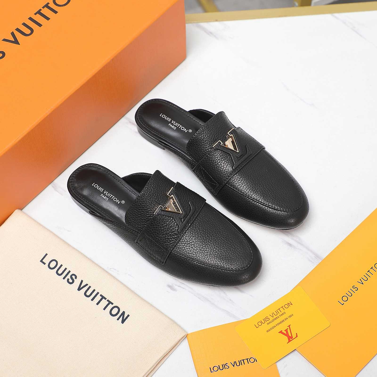 Louis Vuitton LV Capri Open Back Loafer - FashionPlug