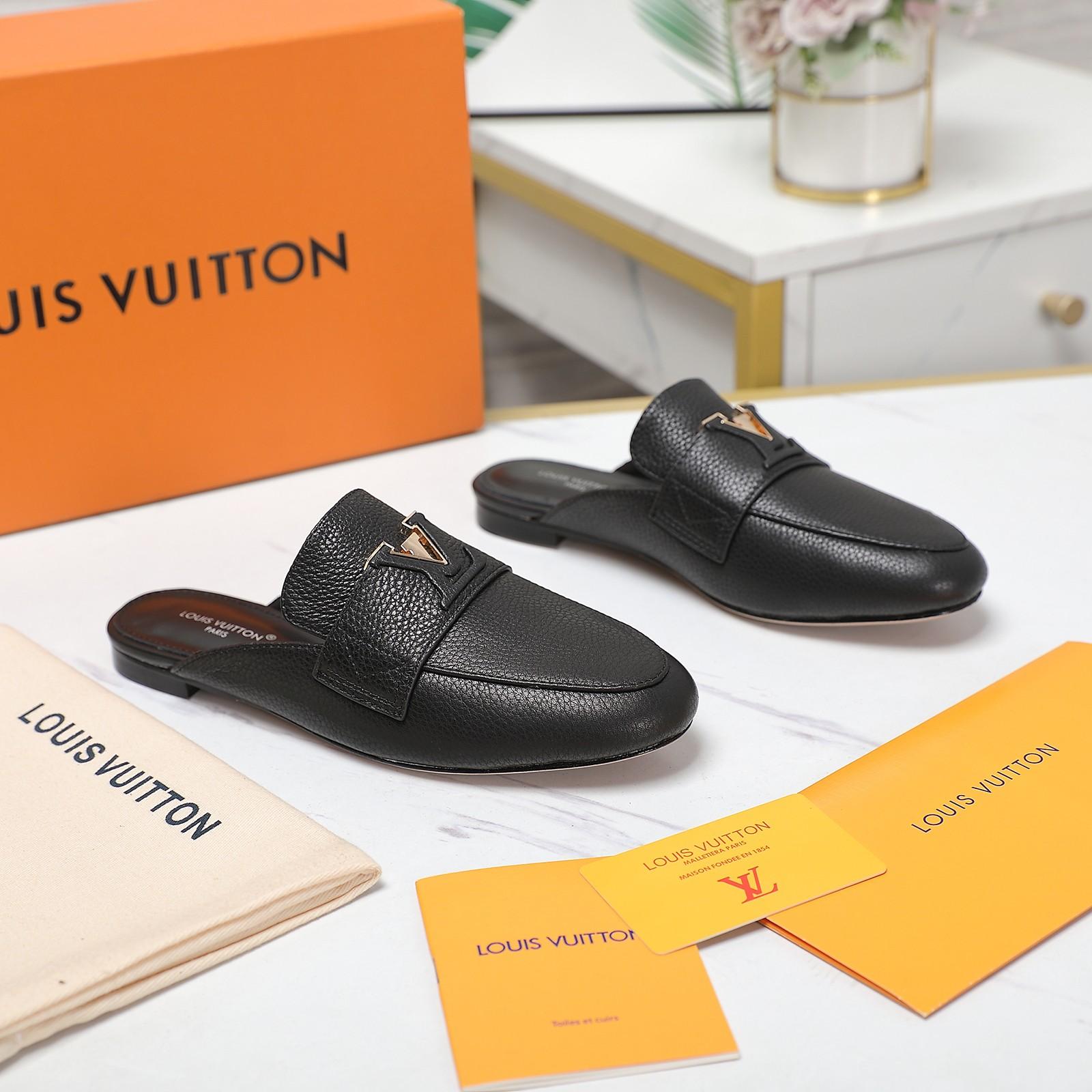 Louis Vuitton LV Capri Open Back Loafer - FashionPlug