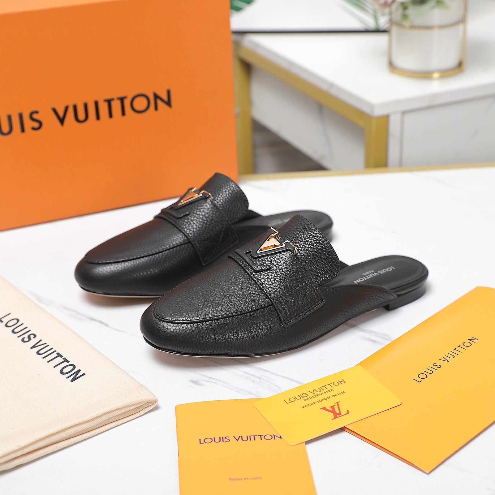 Louis Vuitton LV Capri Open Back Loafer - FashionPlug
