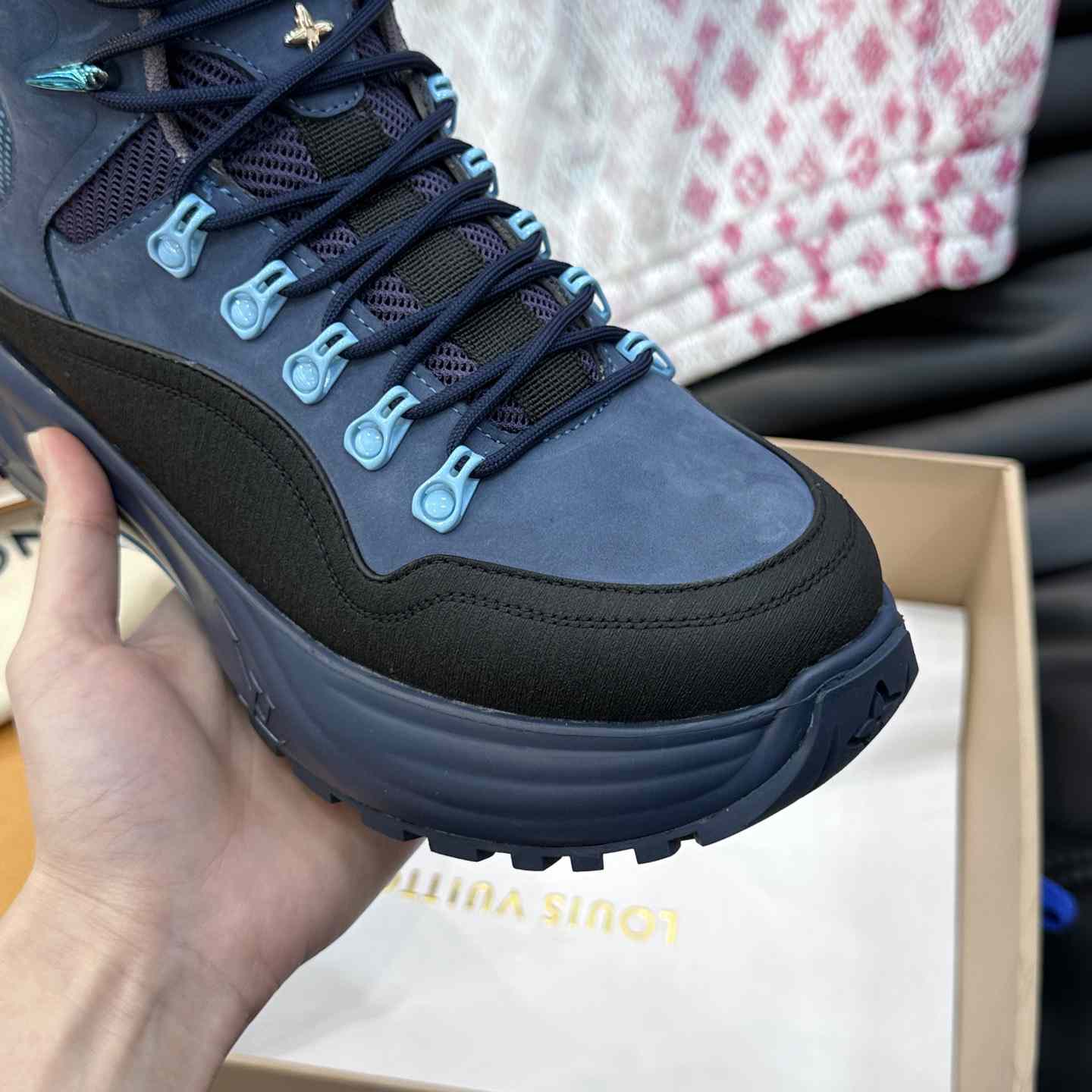 Balenciaga LV Discovery Ankle Boot - FashionPlug