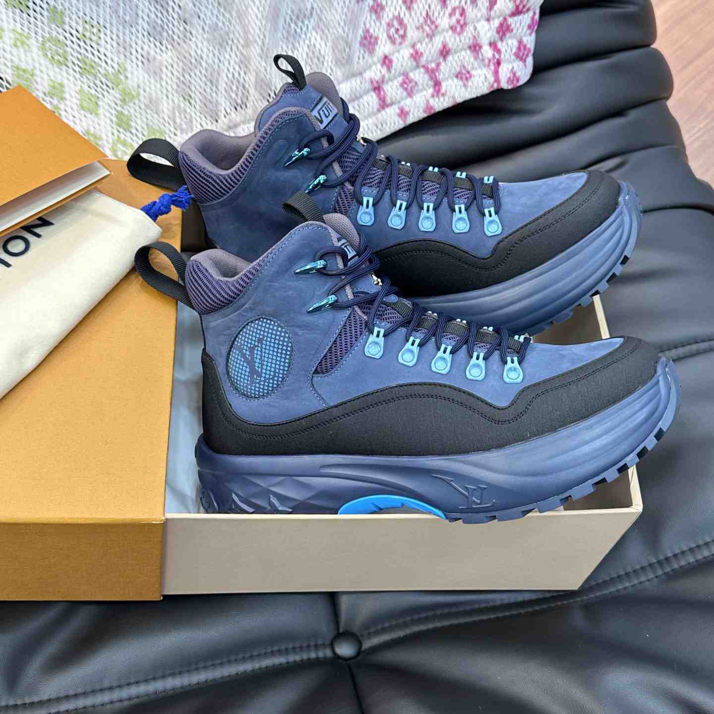 Balenciaga LV Discovery Ankle Boot - FashionPlug