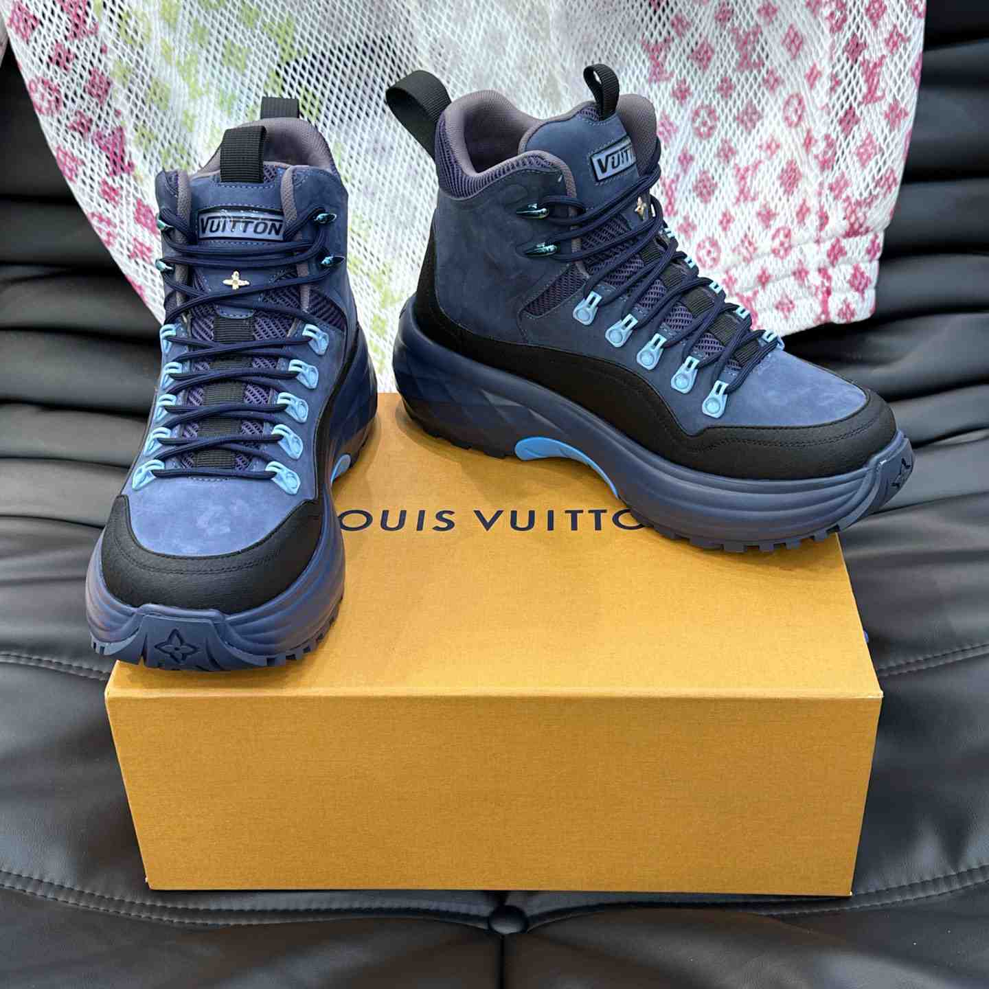 Balenciaga LV Discovery Ankle Boot - FashionPlug