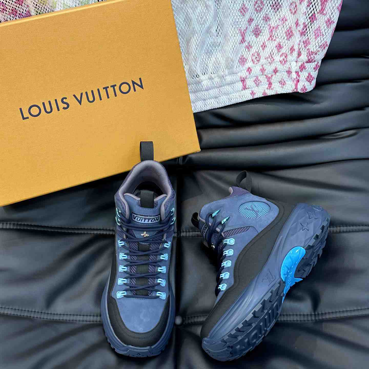 Balenciaga LV Discovery Ankle Boot - FashionPlug